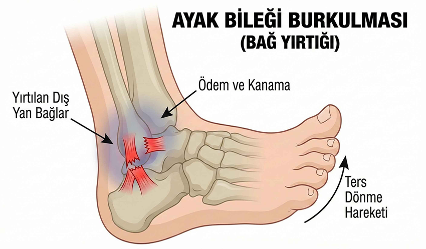 ayakbileğiburkulması